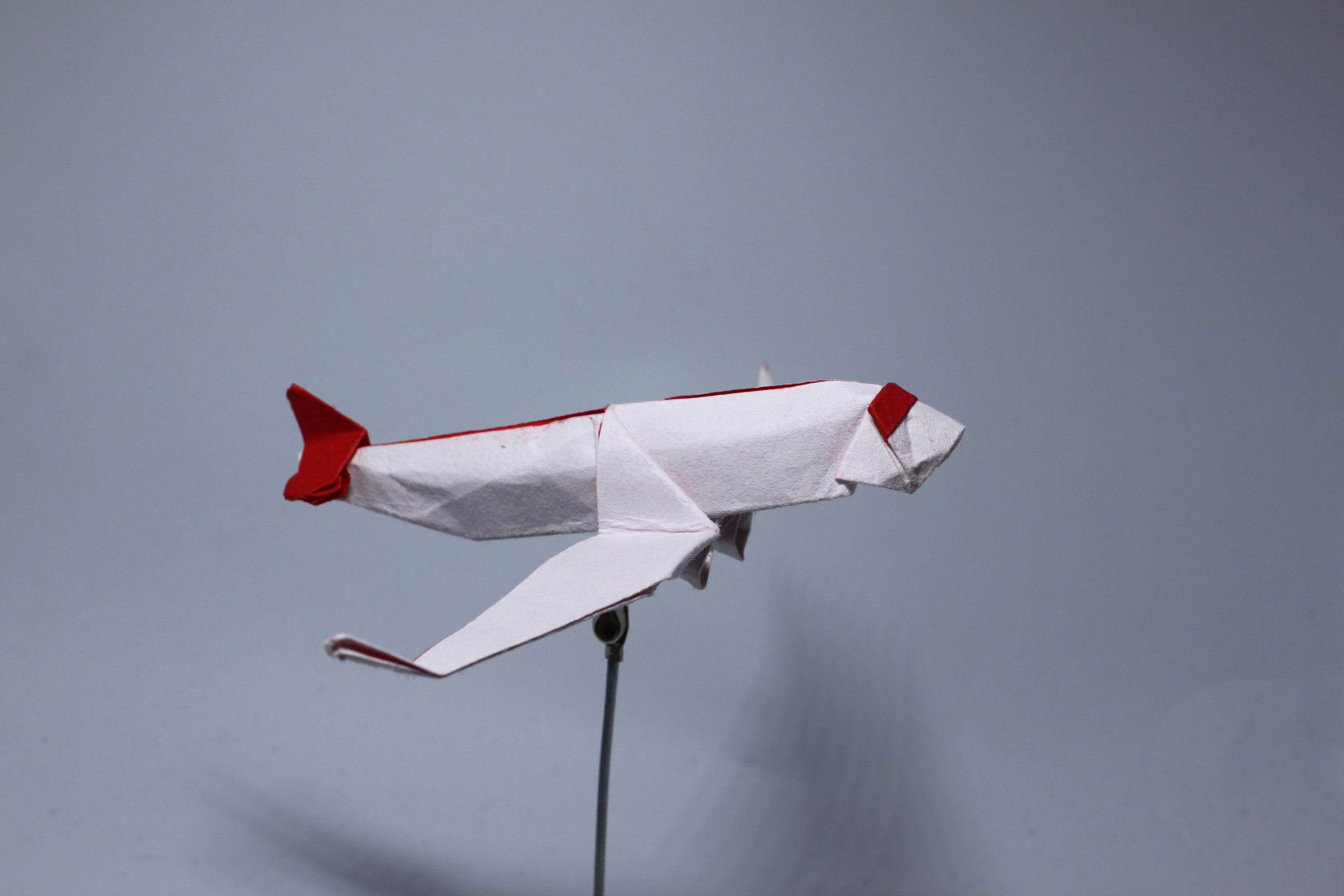 2025/07/01(Tue) 16:34「飛行機」富田理亮
（創作者 Author：富田理亮,　製作者 Folder：富田理亮,　出典 Source：）
 不切正方形1枚折り